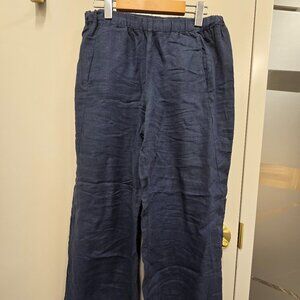 Velvet by Graham & Spencer Linen Wide-Leg Pants